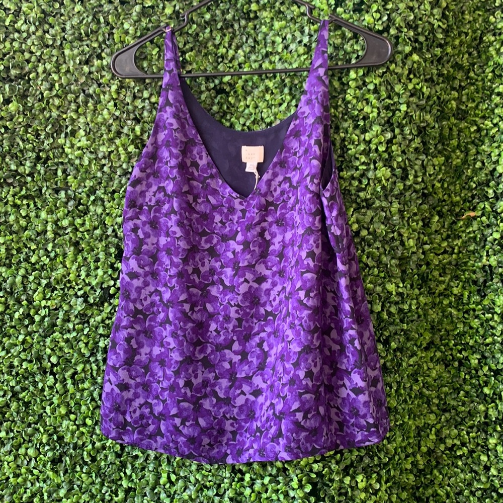 Purple and Black blouse